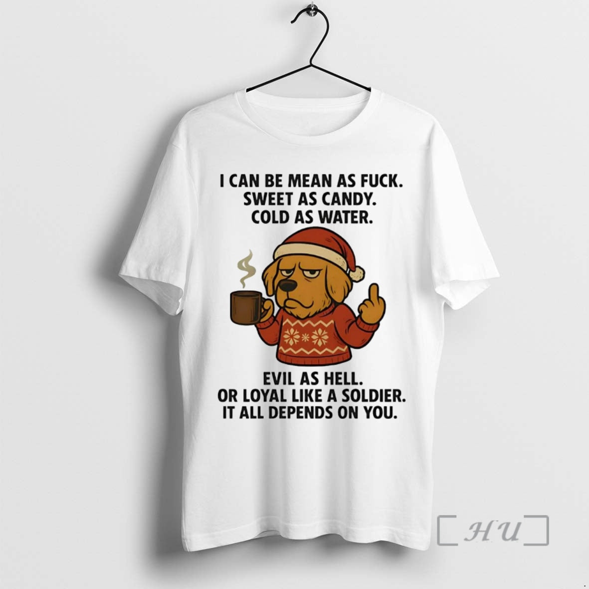 Officials Golden Retriever I Can Be Mean As Fuck It - Adult & Kids T-Shirts, Sweatshirts & Hoodies apparel design preview 1