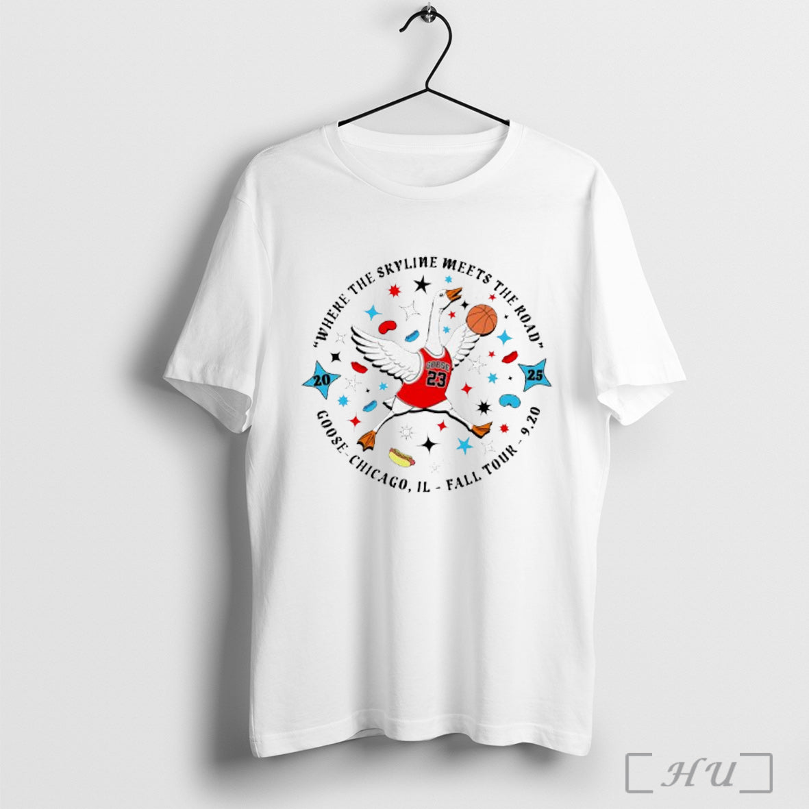 Officials Goose Chicago Where The Skyline Meets Road - Adult & Kids T-Shirts, Sweatshirts & Hoodies apparel design preview 1
