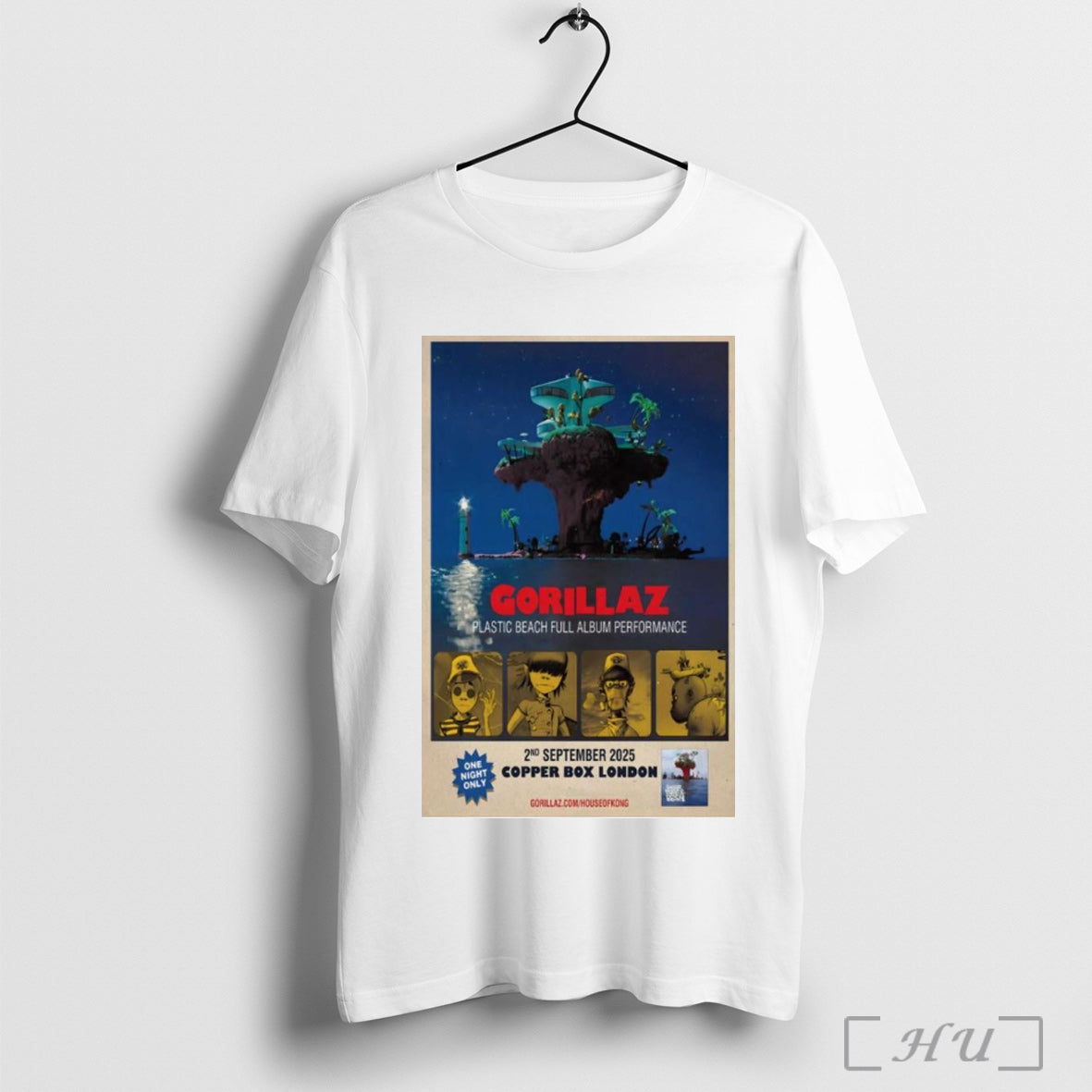 Officials Gorillaz Plastic Beach Full Album - Adult & Kids T-Shirts, Sweatshirts & Hoodies apparel design preview 1