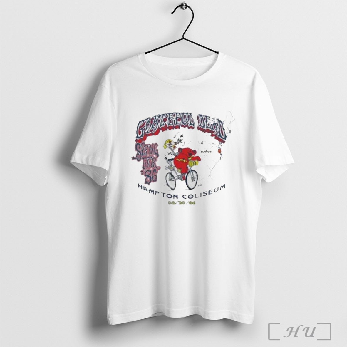 Officials Grateful Dead Hampton 86 - Adult & Kids T-Shirts, Sweatshirts & Hoodies apparel design preview 1