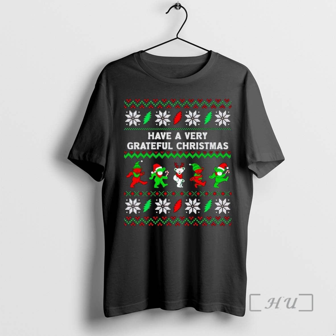 Officials Grateful Dead Have A Very Christmas - Adult & Kids T-Shirts, Sweatshirts & Hoodies apparel design preview 1