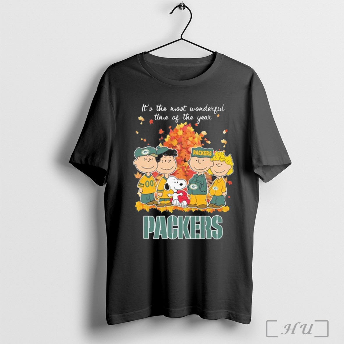 Officials Green Bay Packers And Peanuts Character Its - Adult & Kids T-Shirts, Sweatshirts & Hoodies apparel design preview 1