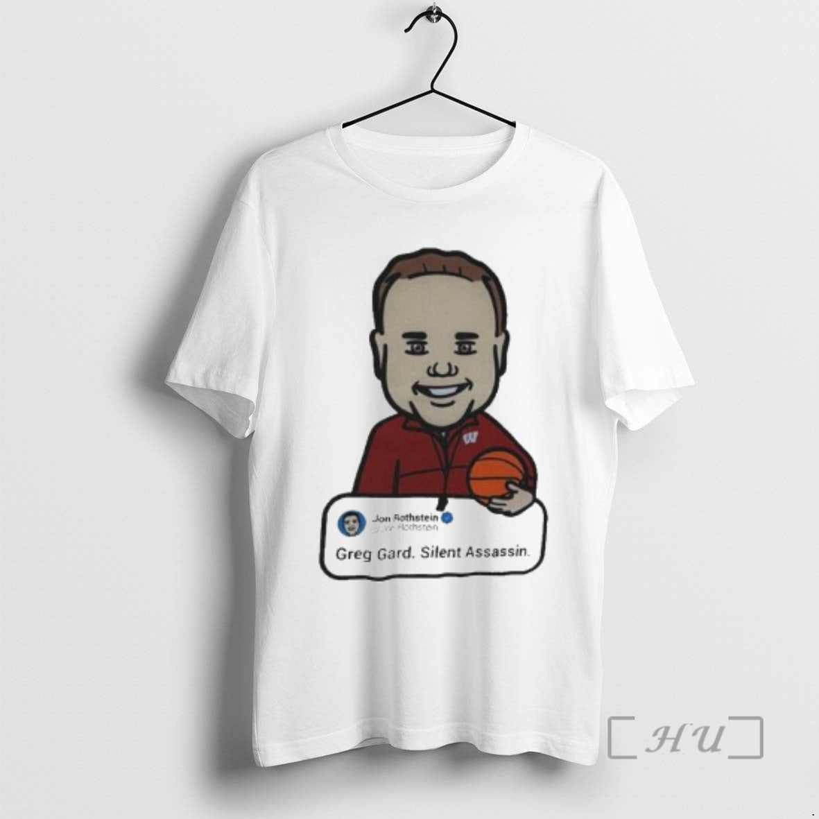 Officials Greg Gard Silent Assassin Circle White - Adult & Kids T-Shirts, Sweatshirts & Hoodies apparel design preview 1