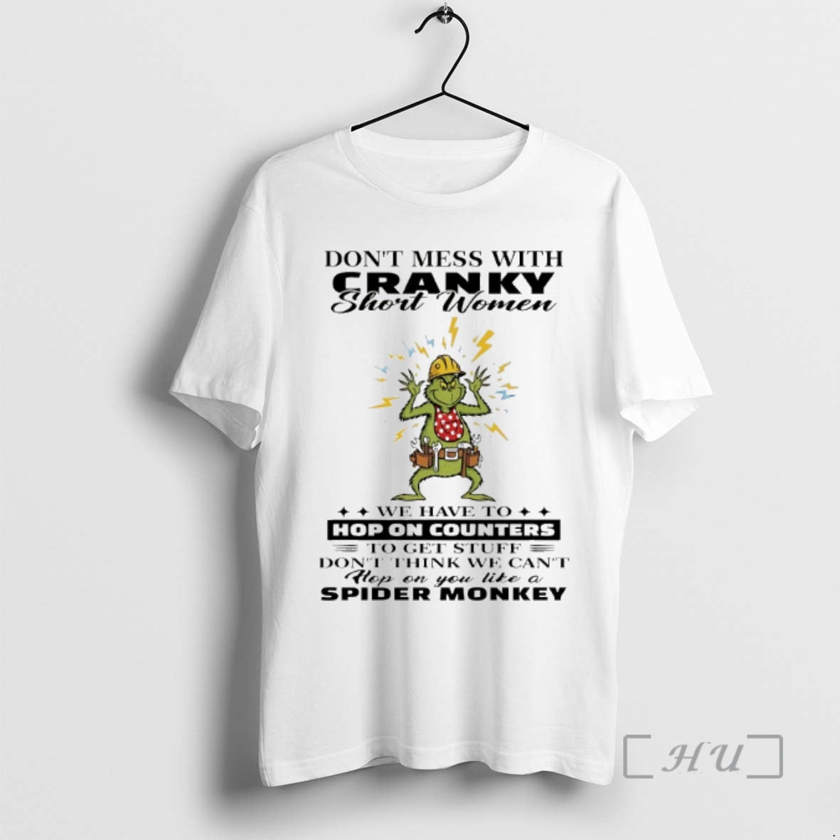 Officials Grinch Dont Mess With Cranky Short Women - Adult & Kids T-Shirts, Sweatshirts & Hoodies apparel design preview 1