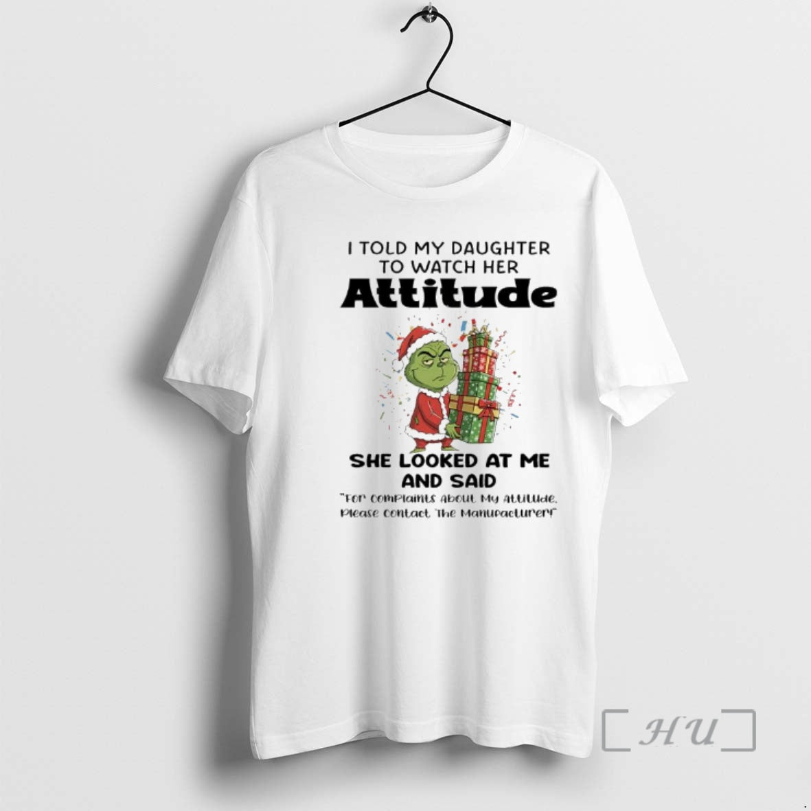 Officials Grinch Gifts I Told My Daughter To Watch - Adult & Kids T-Shirts, Sweatshirts & Hoodies apparel design preview 1
