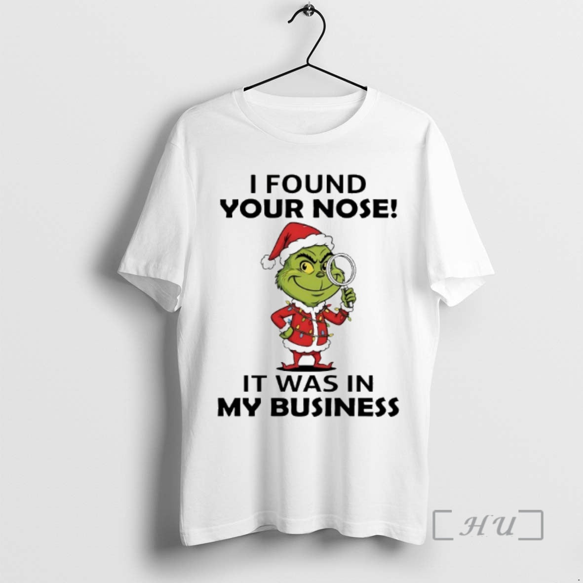 Officials Grinch I Found Your Nose It Was In My - Adult & Kids T-Shirts, Sweatshirts & Hoodies apparel design preview 1