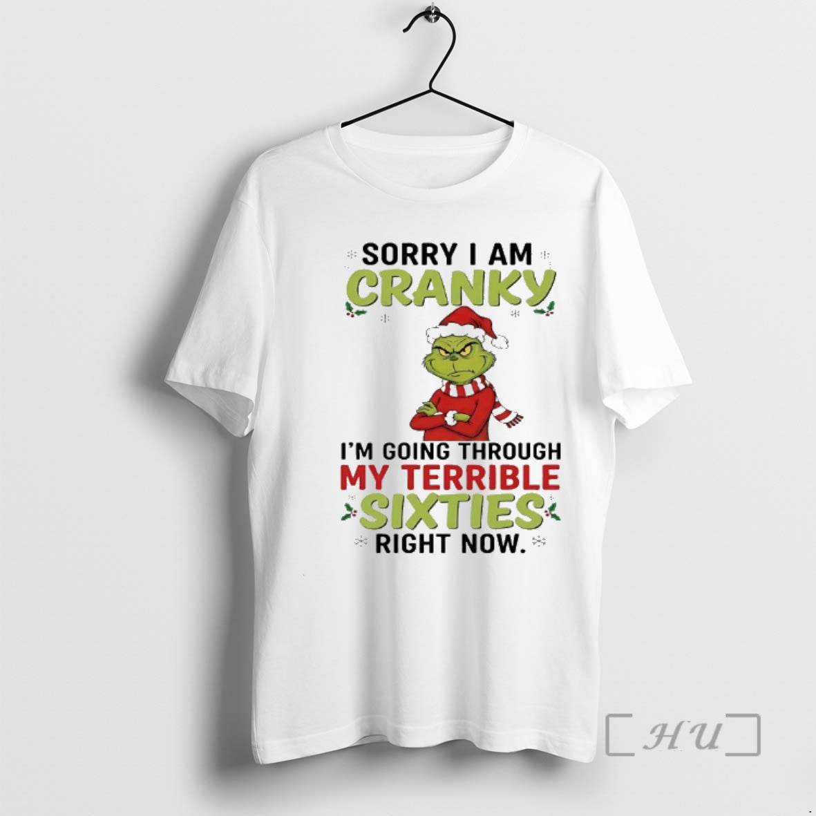 Officials Grinch Sorry Im Cranky Going Through My - Adult & Kids T-Shirts, Sweatshirts & Hoodies apparel design preview 1