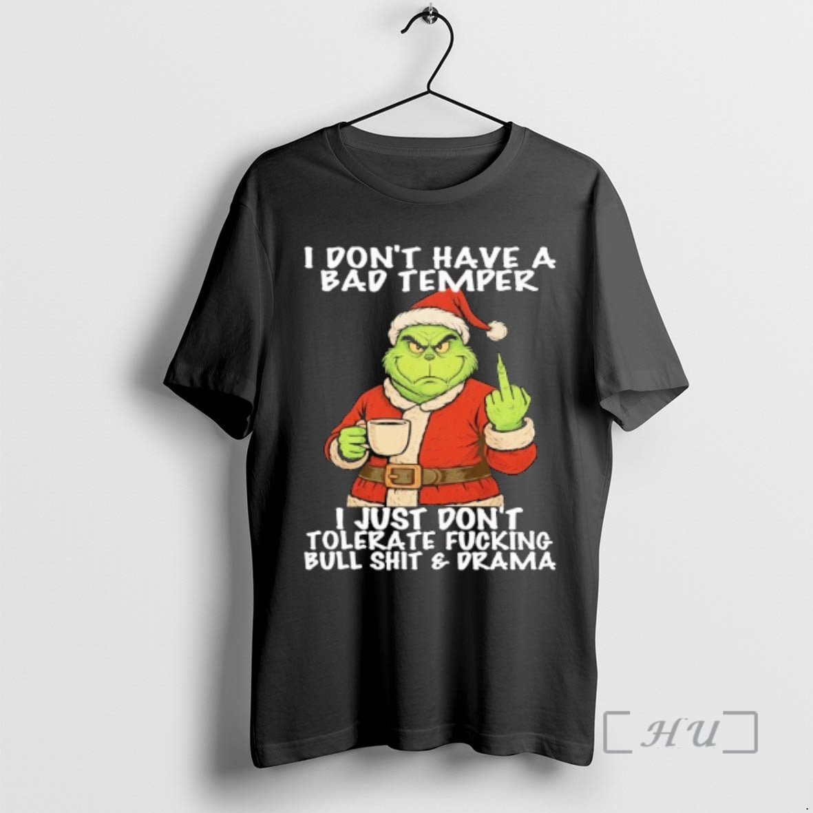 Officials Grinch I Dont Have A Bad Temper Just - Adult & Kids T-Shirts, Sweatshirts & Hoodies apparel design preview 1
