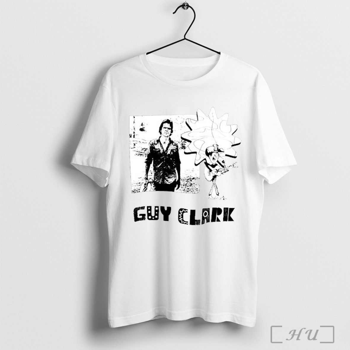 Officials Guy Clark Country Music Fan Art - Adult & Kids T-Shirts, Sweatshirts & Hoodies apparel design preview 1