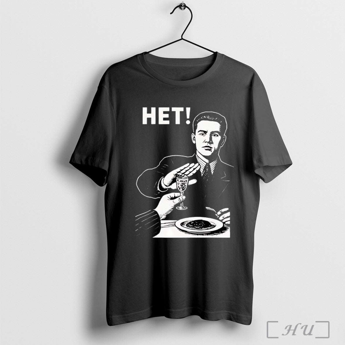 Officials Het Man Pushing Away A Drink Prohibition - Adult & Kids T-Shirts, Sweatshirts & Hoodies apparel design preview 1