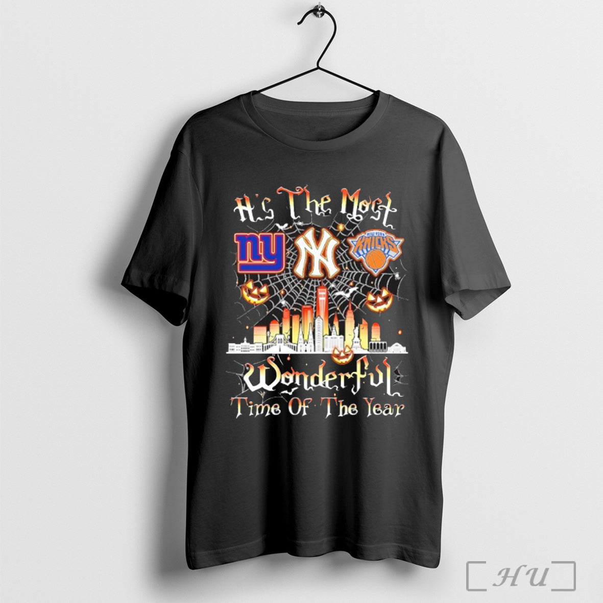 Officials Halloween Giants Yankees Knicks Its The - Adult & Kids T-Shirts, Sweatshirts & Hoodies apparel design preview 1