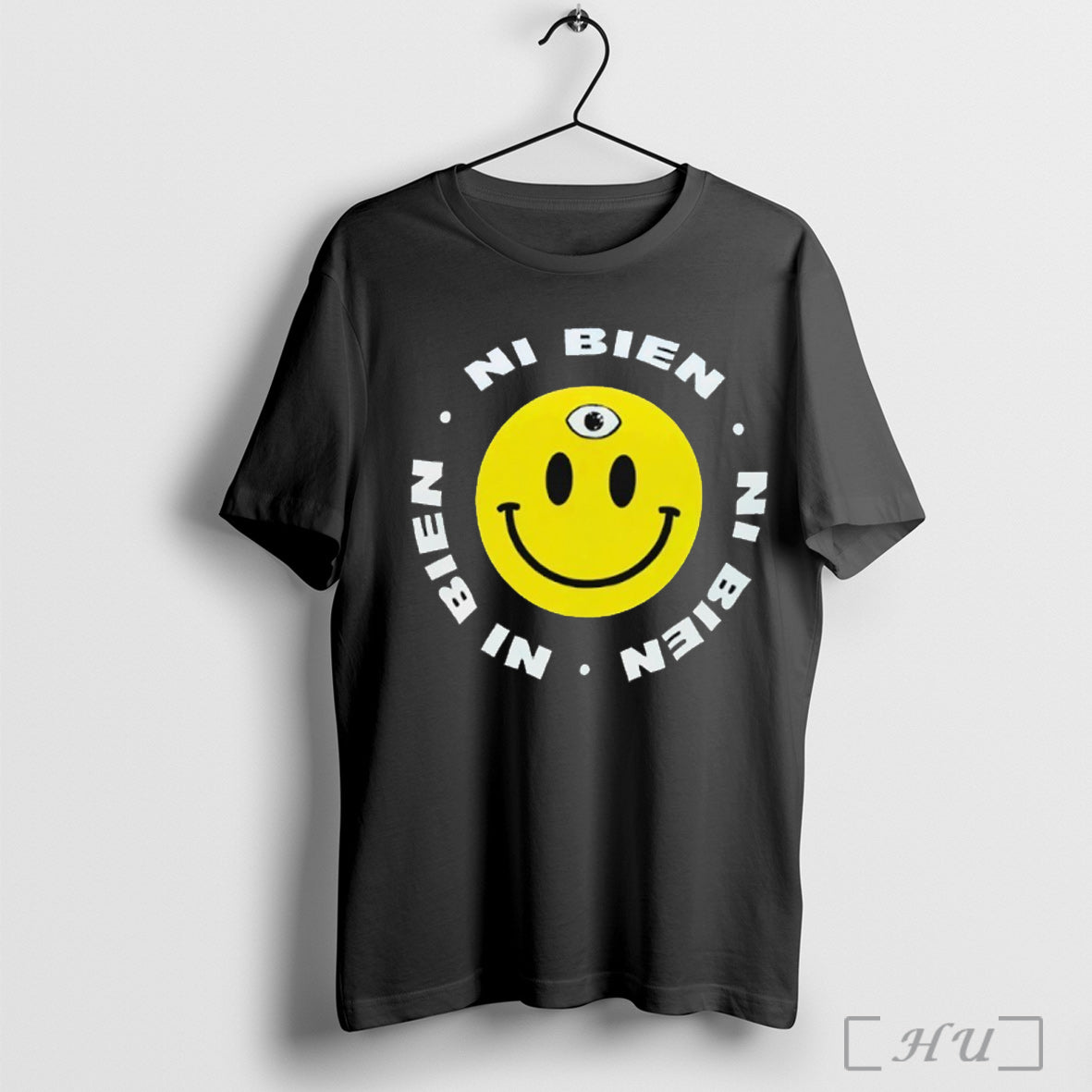 Officials Harrison Bader Wearing Ni Bien Smiley Face - Adult & Kids T-Shirts, Sweatshirts & Hoodies apparel design preview 1
