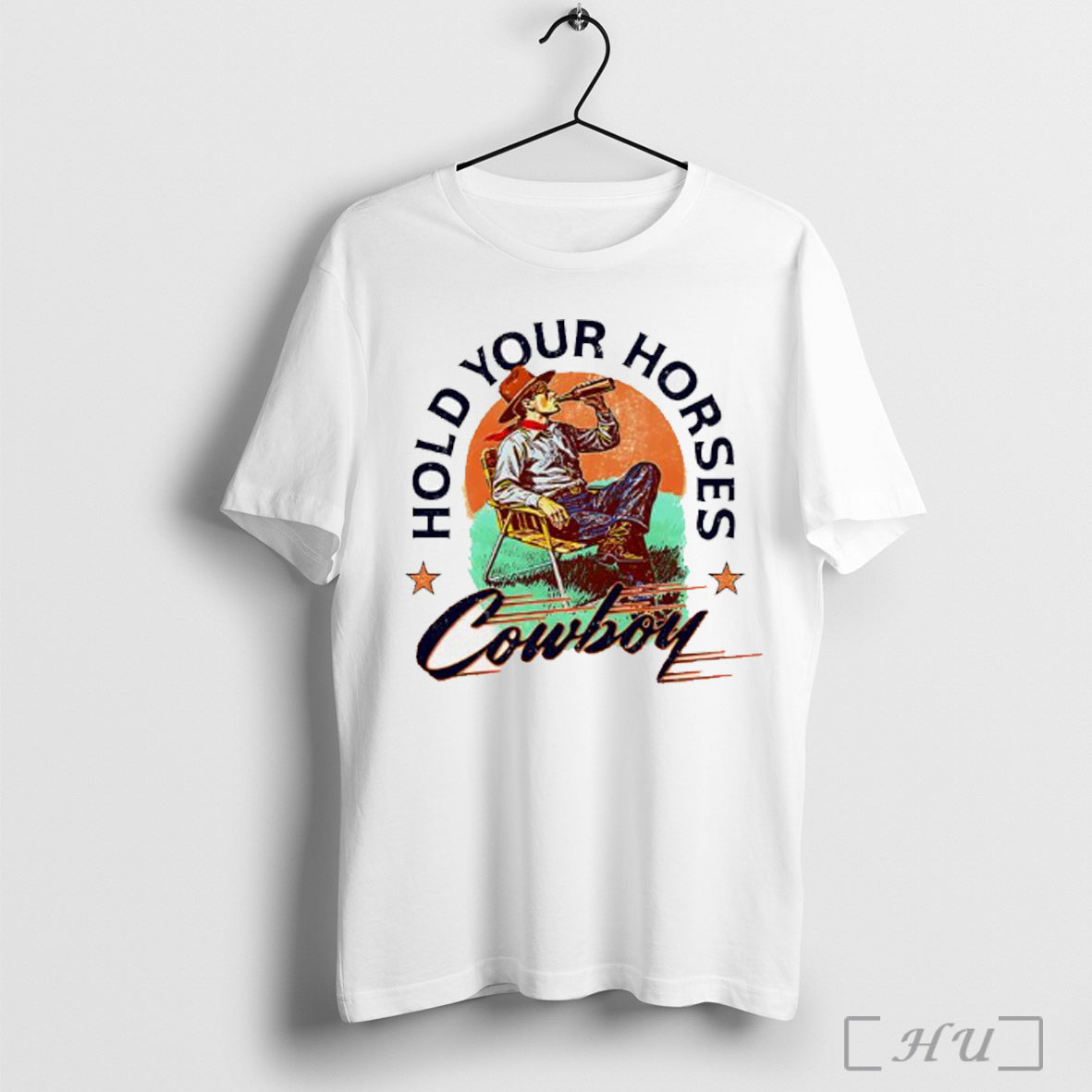 Officials Hold Your Horses Cowboy - Adult & Kids T-Shirts, Sweatshirts & Hoodies apparel design preview 1