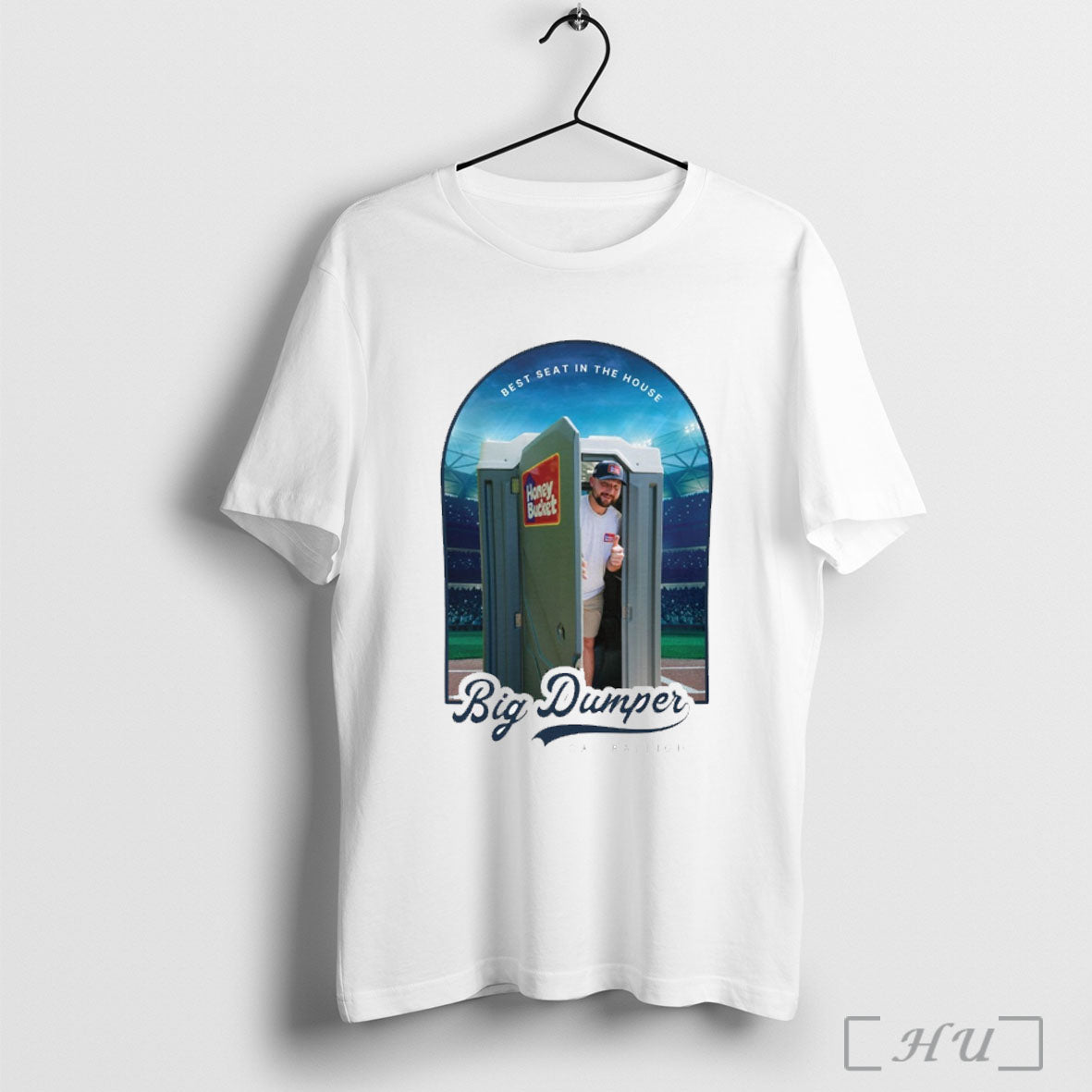 Officials Honey Bucket X Big Dumper Best Seat In The - Adult & Kids T-Shirts, Sweatshirts & Hoodies apparel design preview 1