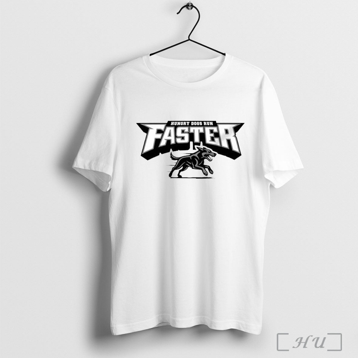 Officials Hungry Dogs Run Faster Posters White - Adult & Kids T-Shirts, Sweatshirts & Hoodies apparel design preview 1