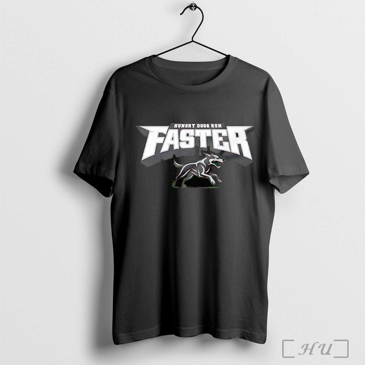 Officials Hungry Dogs Run Faster - Adult & Kids T-Shirts, Sweatshirts & Hoodies apparel design preview 1