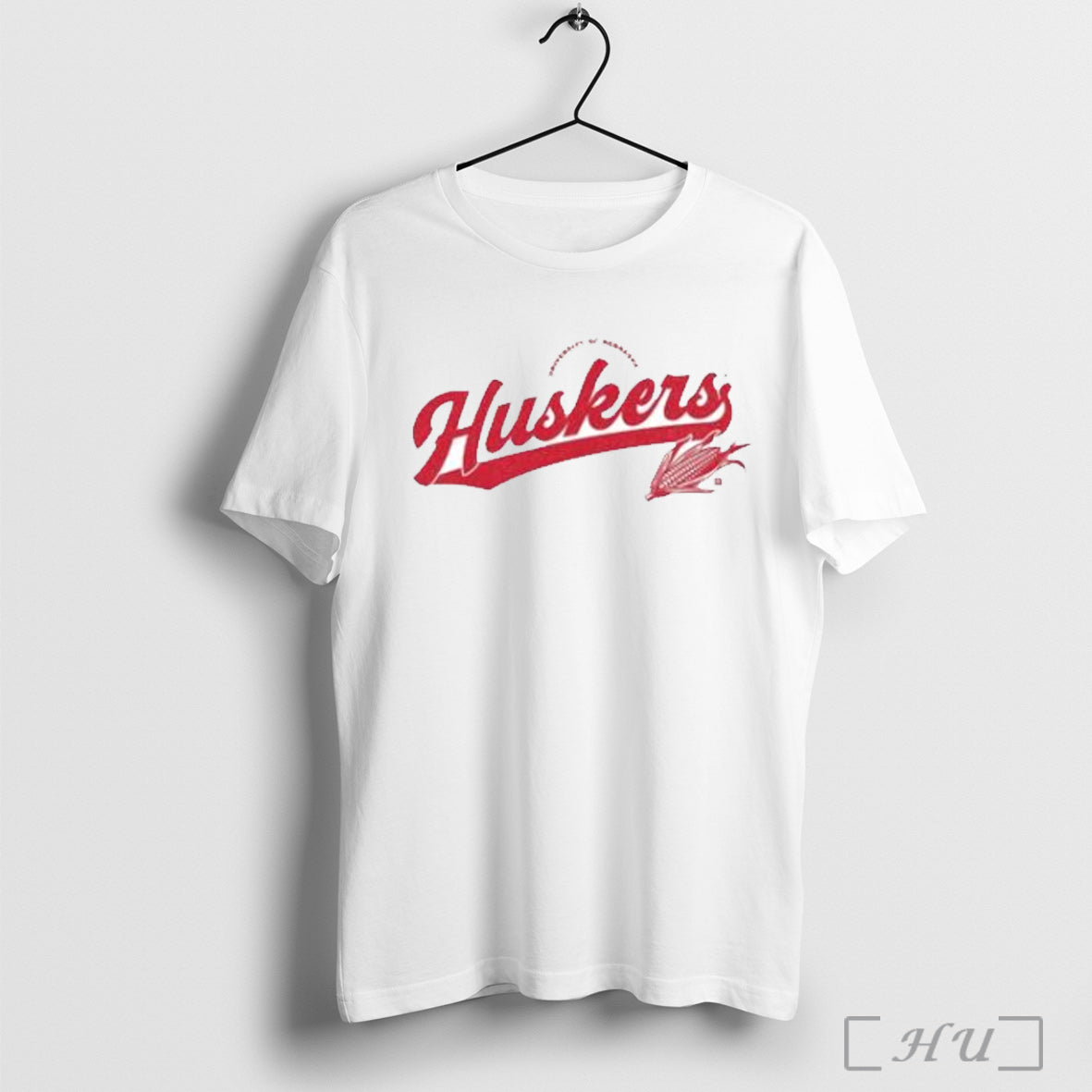 Officials Huskers Script Logo Heavyweight - Adult & Kids T-Shirts, Sweatshirts & Hoodies apparel design preview 1