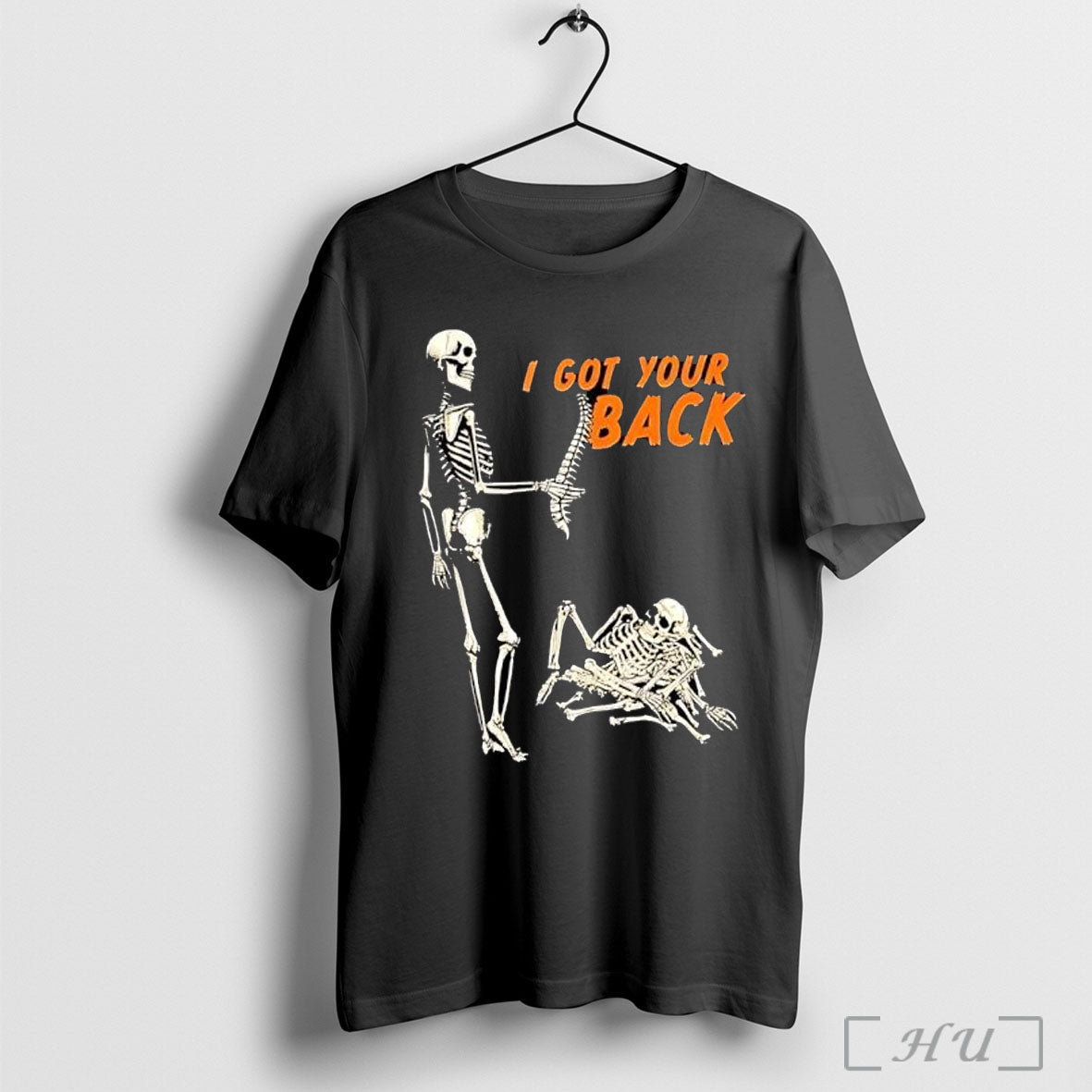 Officials I Got Your Back Skeleton Spine - Adult & Kids T-Shirts, Sweatshirts & Hoodies apparel design preview 1