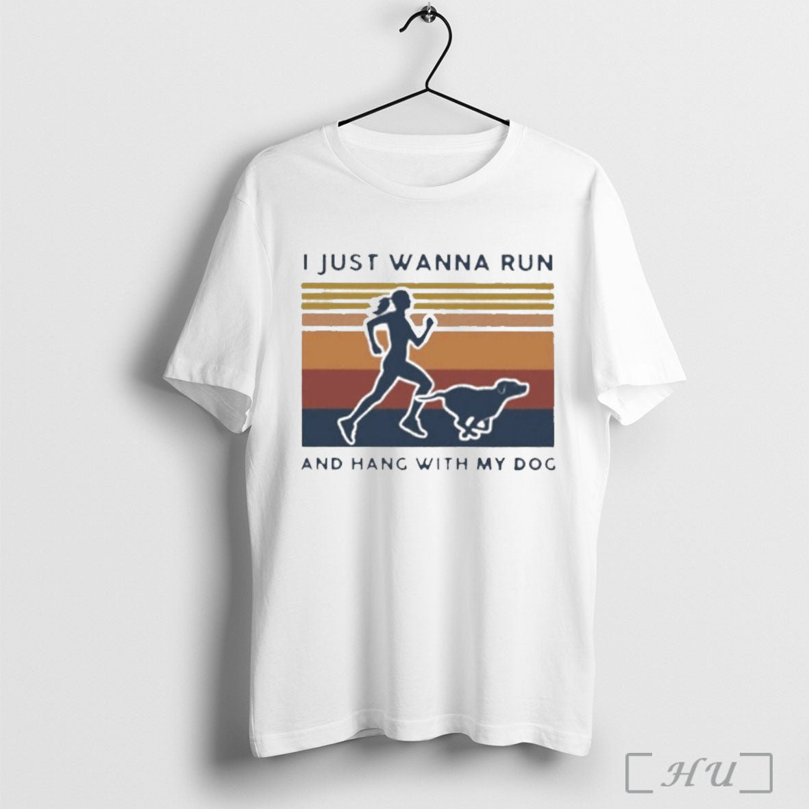 Officials I Just Wanna Run And Hang With My Dog - Adult & Kids T-Shirts, Sweatshirts & Hoodies apparel design preview 1