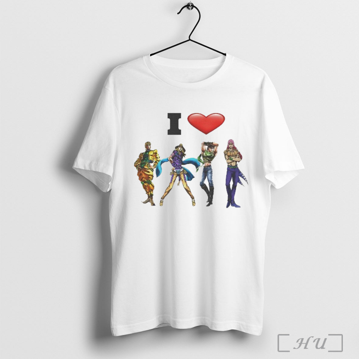 Officials I Love Jojos Bizarre Adventure - Adult & Kids T-Shirts, Sweatshirts & Hoodies apparel design preview 1