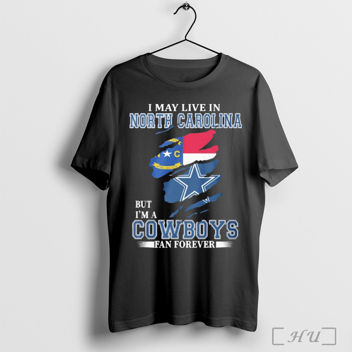 Officials I May Live In North Carolina But Im A - Adult & Kids T-Shirts, Sweatshirts & Hoodies apparel design preview 1