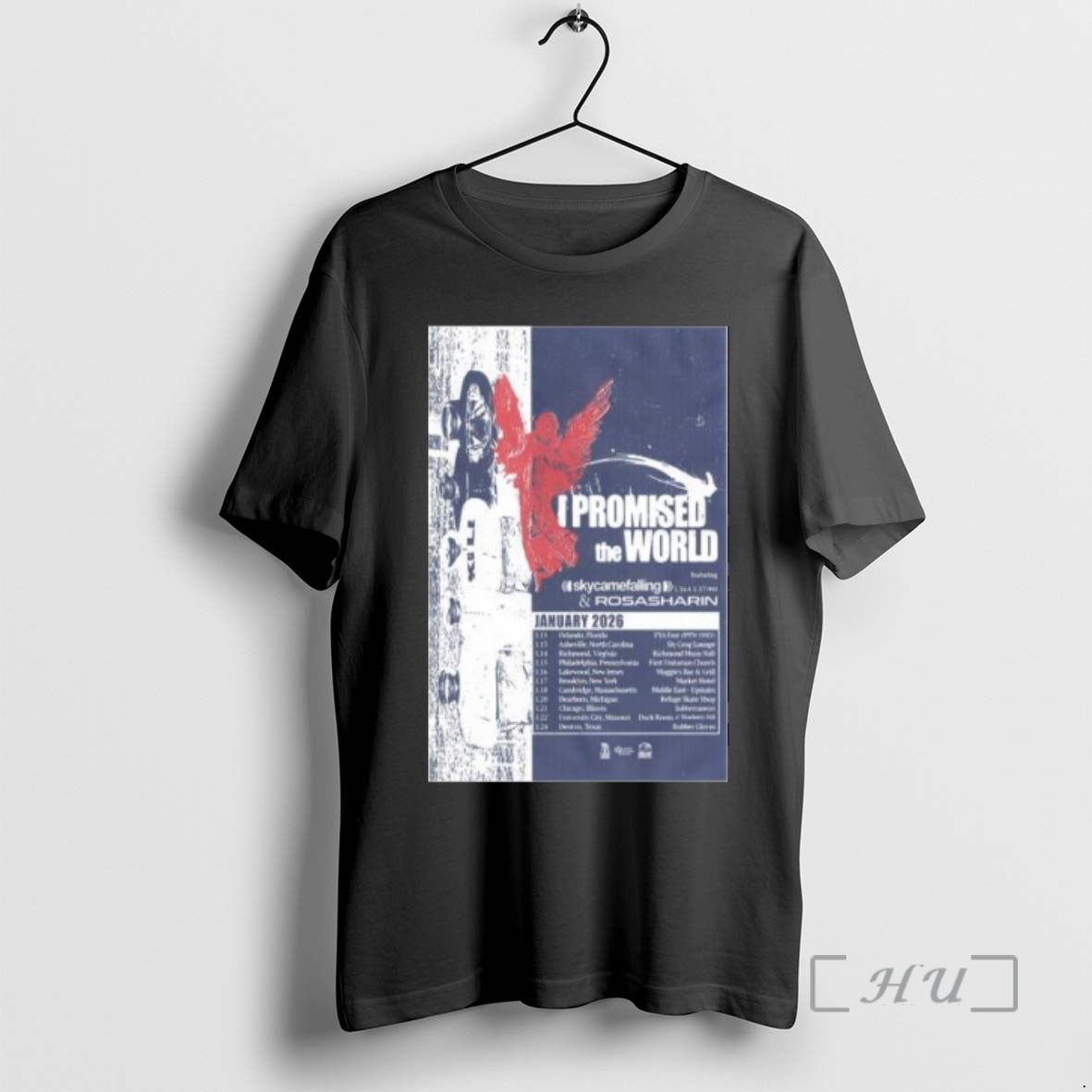 Officials I Promised The World January Tour 2026 - Adult & Kids T-Shirts, Sweatshirts & Hoodies apparel design preview 1
