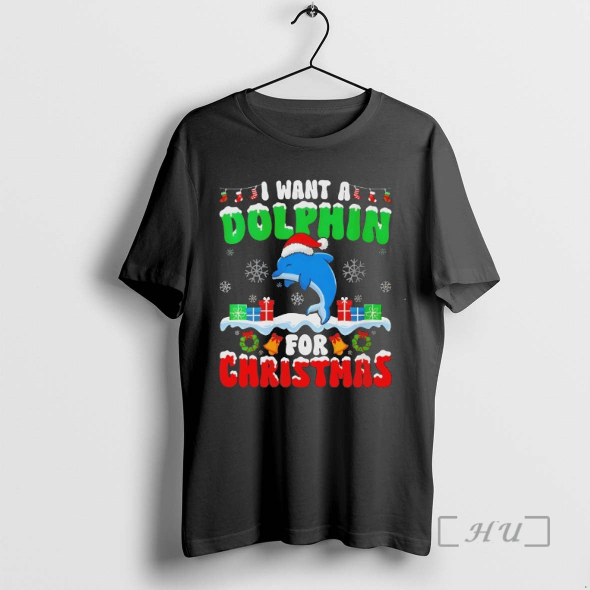 Officials I Want A Dolphin For Christmas 2025 - Adult & Kids T-Shirts, Sweatshirts & Hoodies apparel design preview 1