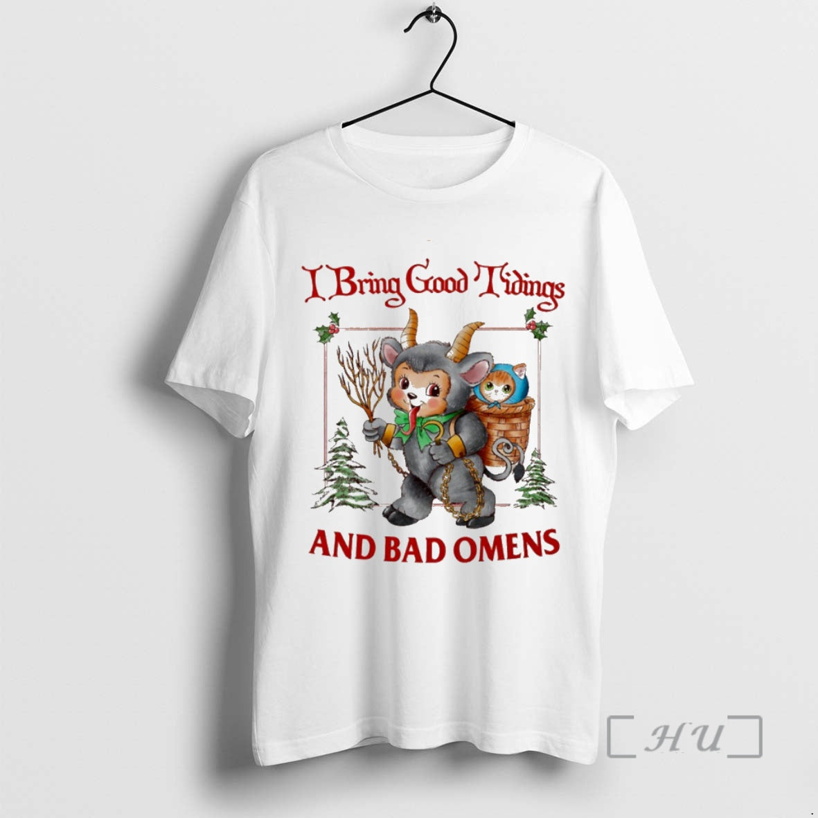 Officials I Bring Good Tidings And Bad Omens Circle - Adult & Kids T-Shirts, Sweatshirts & Hoodies apparel design preview 1