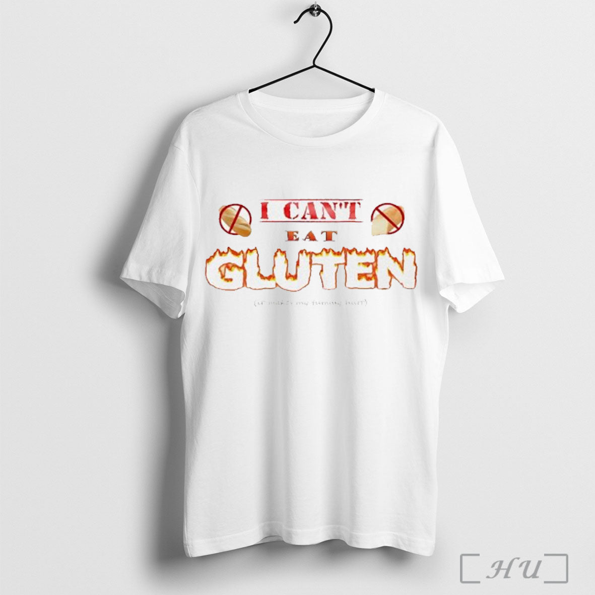 Officials I Cant Eat Gluten It Makes My Tummy Hurt - Adult & Kids T-Shirts, Sweatshirts & Hoodies apparel design preview 1