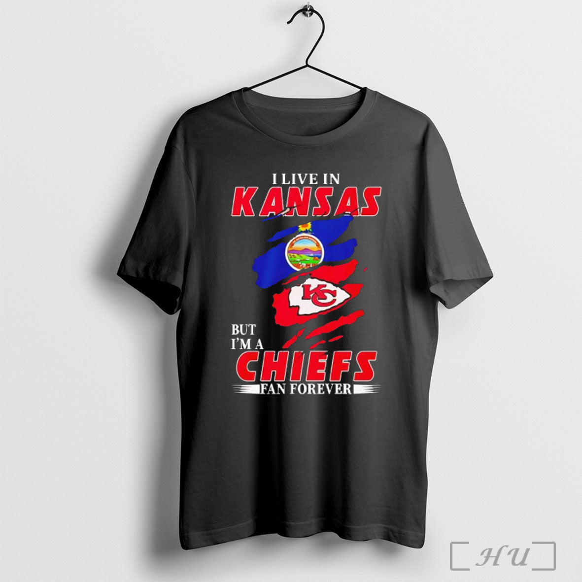 Officials I Live In Kansas And Im A Chiefs Fan - Adult & Kids T-Shirts, Sweatshirts & Hoodies apparel design preview 1