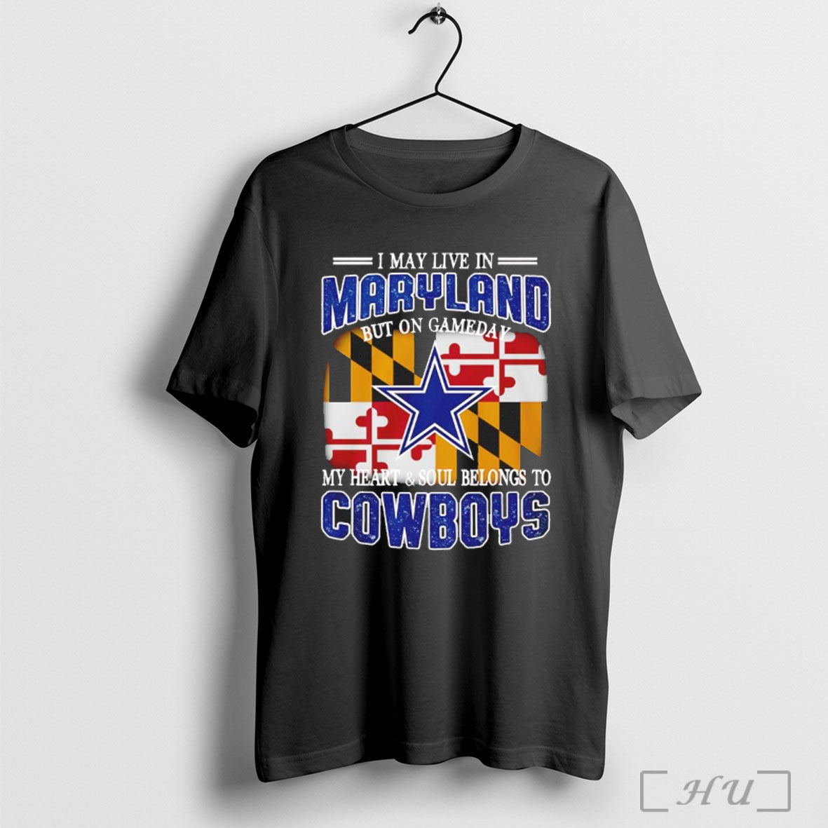 Officials I May Live In Maryland But On Gameday My - Adult & Kids T-Shirts, Sweatshirts & Hoodies apparel design preview 1