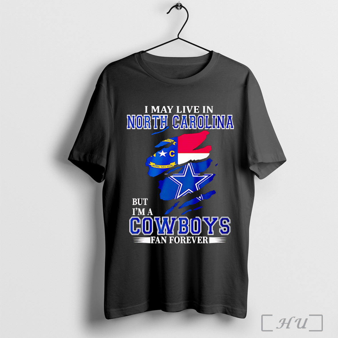 Officials I May Live In North Carolina But Im A - Adult & Kids T-Shirts, Sweatshirts & Hoodies apparel design preview 1
