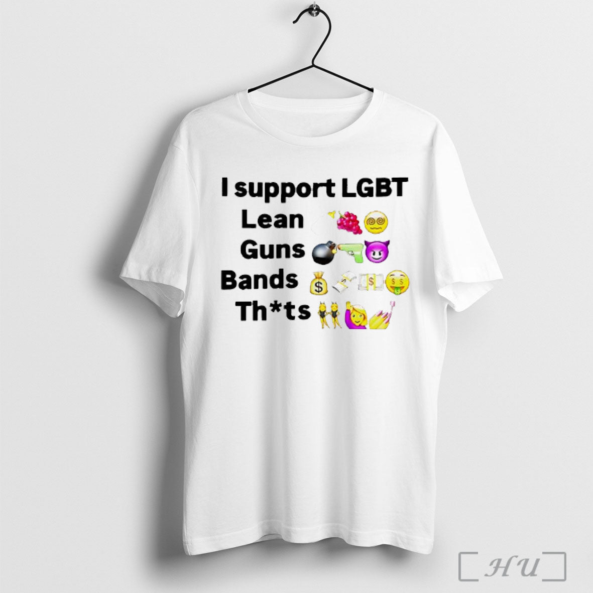 Officials I Support Lgbt Lean Guns Bands Thats - Adult & Kids T-Shirts, Sweatshirts & Hoodies apparel design preview 1