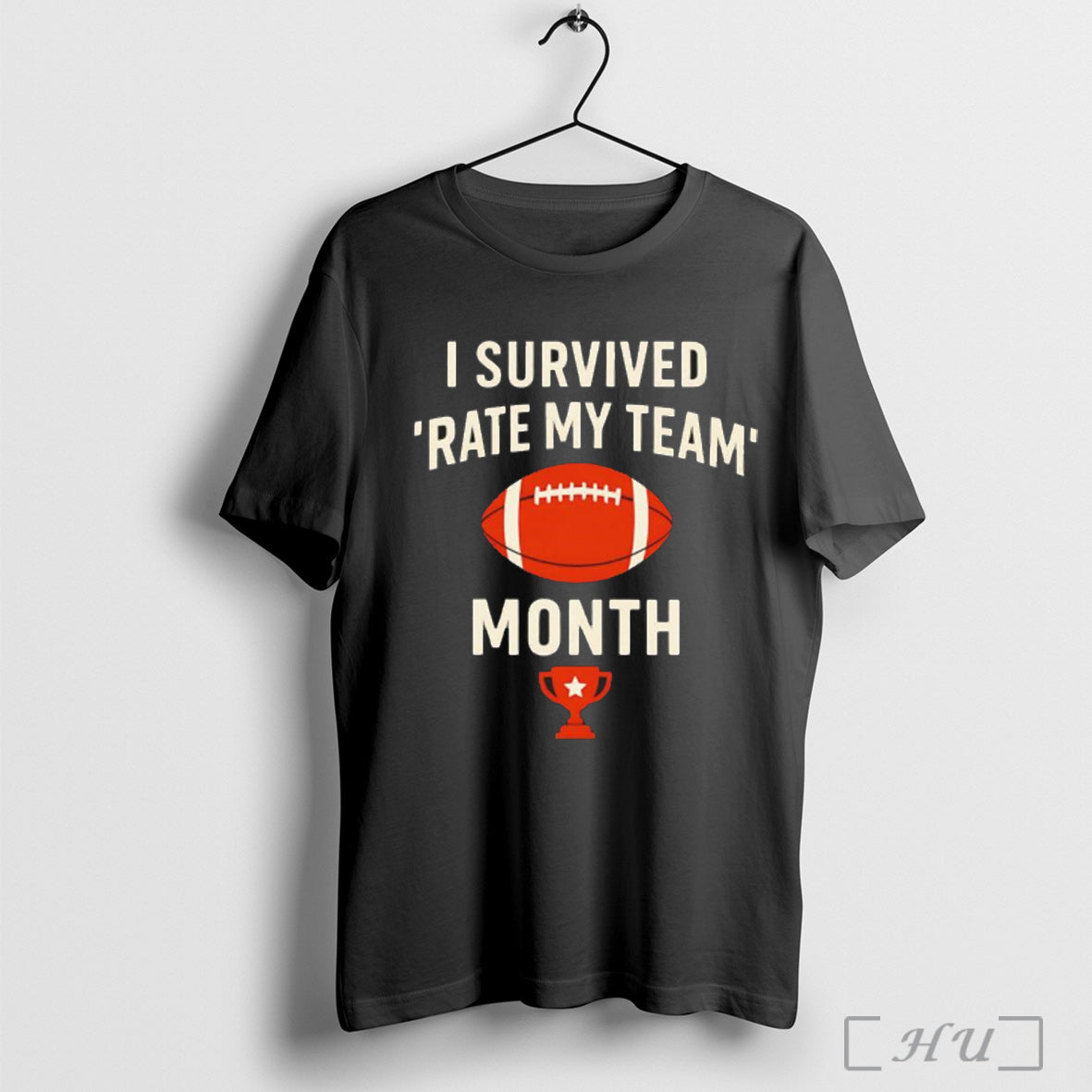 Officials I Survived Rate My Team Month Football - Adult & Kids T-Shirts, Sweatshirts & Hoodies apparel design preview 1