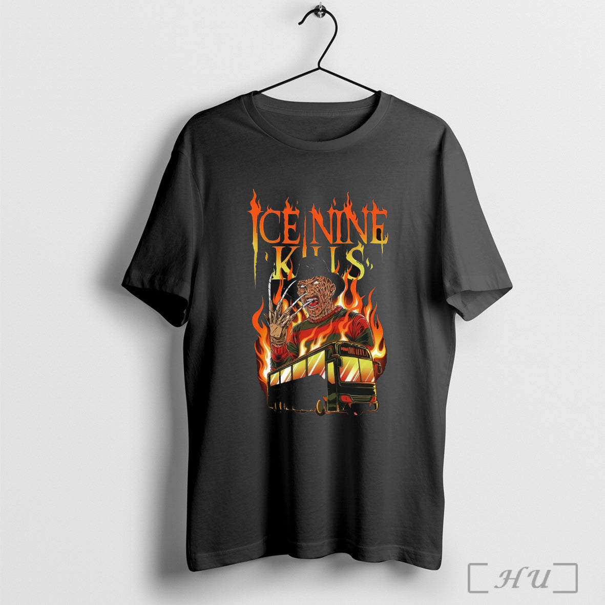Officials Ice Nine Kills Freddy Krueger Kim Dracula - Adult & Kids T-Shirts, Sweatshirts & Hoodies apparel design preview 1