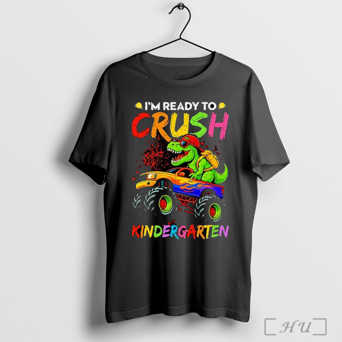 Officials Im Ready To Crush Kindergarten Monster - Adult & Kids T-Shirts, Sweatshirts & Hoodies apparel design preview 1