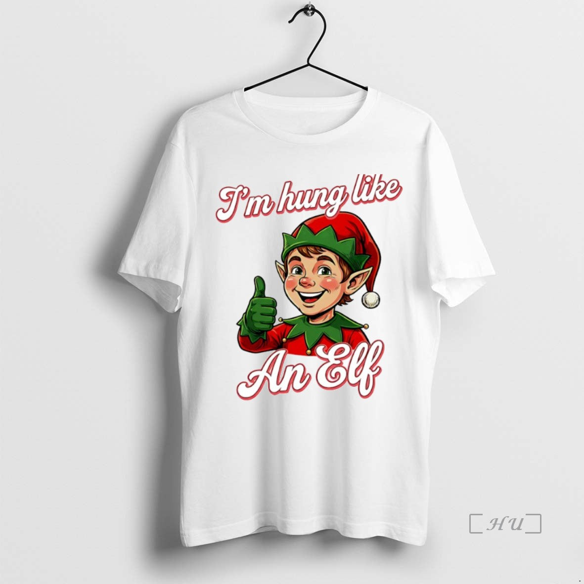 Officials Im Hung Like An Elf Circle - Adult & Kids T-Shirts, Sweatshirts & Hoodies apparel design preview 1