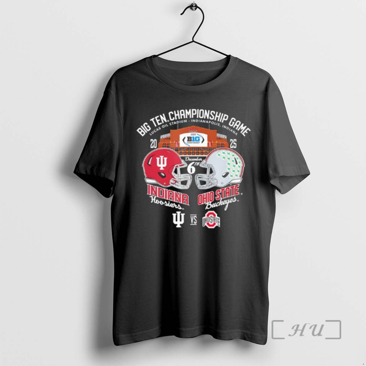 Officials Indiana Vs Ohio State Big Ten Championship - Adult & Kids T-Shirts, Sweatshirts & Hoodies apparel design preview 1