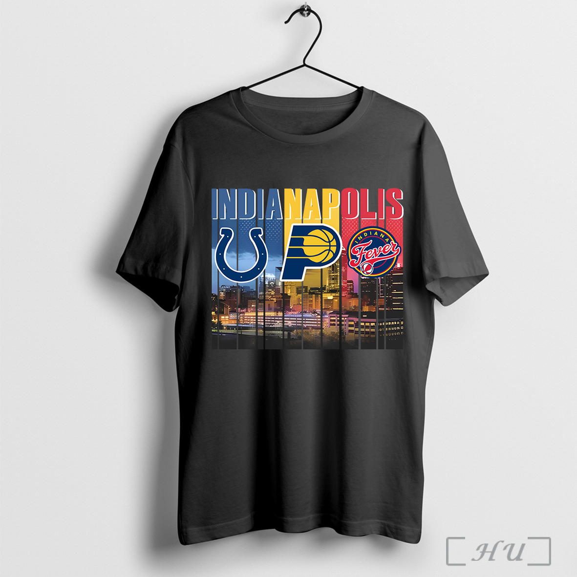 Officials Indianapolis Sports Team Skyline Colts - Adult & Kids T-Shirts, Sweatshirts & Hoodies apparel design preview 1
