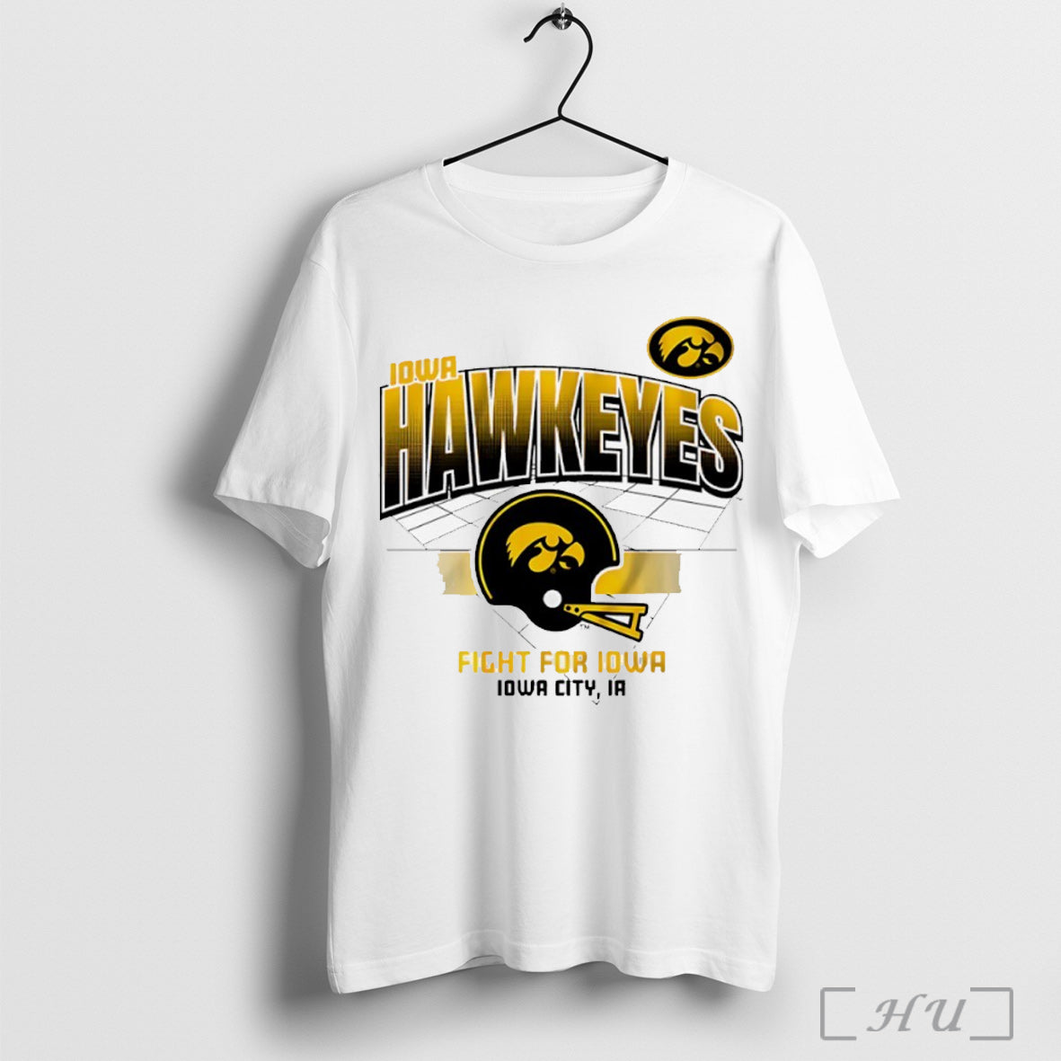 Officials Iowa Hawkeyes Football Fight For Helmet - Adult & Kids T-Shirts, Sweatshirts & Hoodies apparel design preview 1