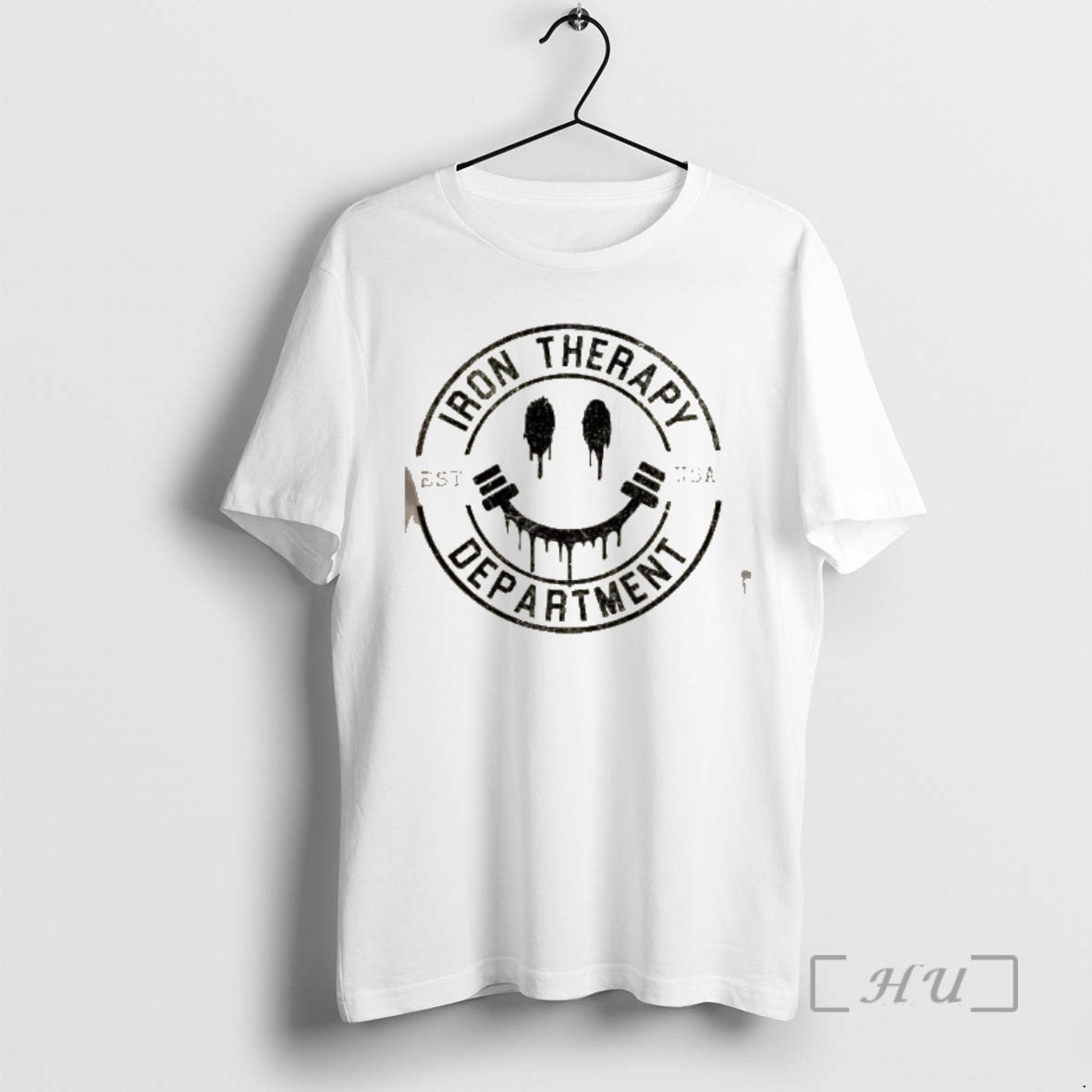 Officials Iron Therapy Department Est Usa - Adult & Kids T-Shirts, Sweatshirts & Hoodies apparel design preview 1