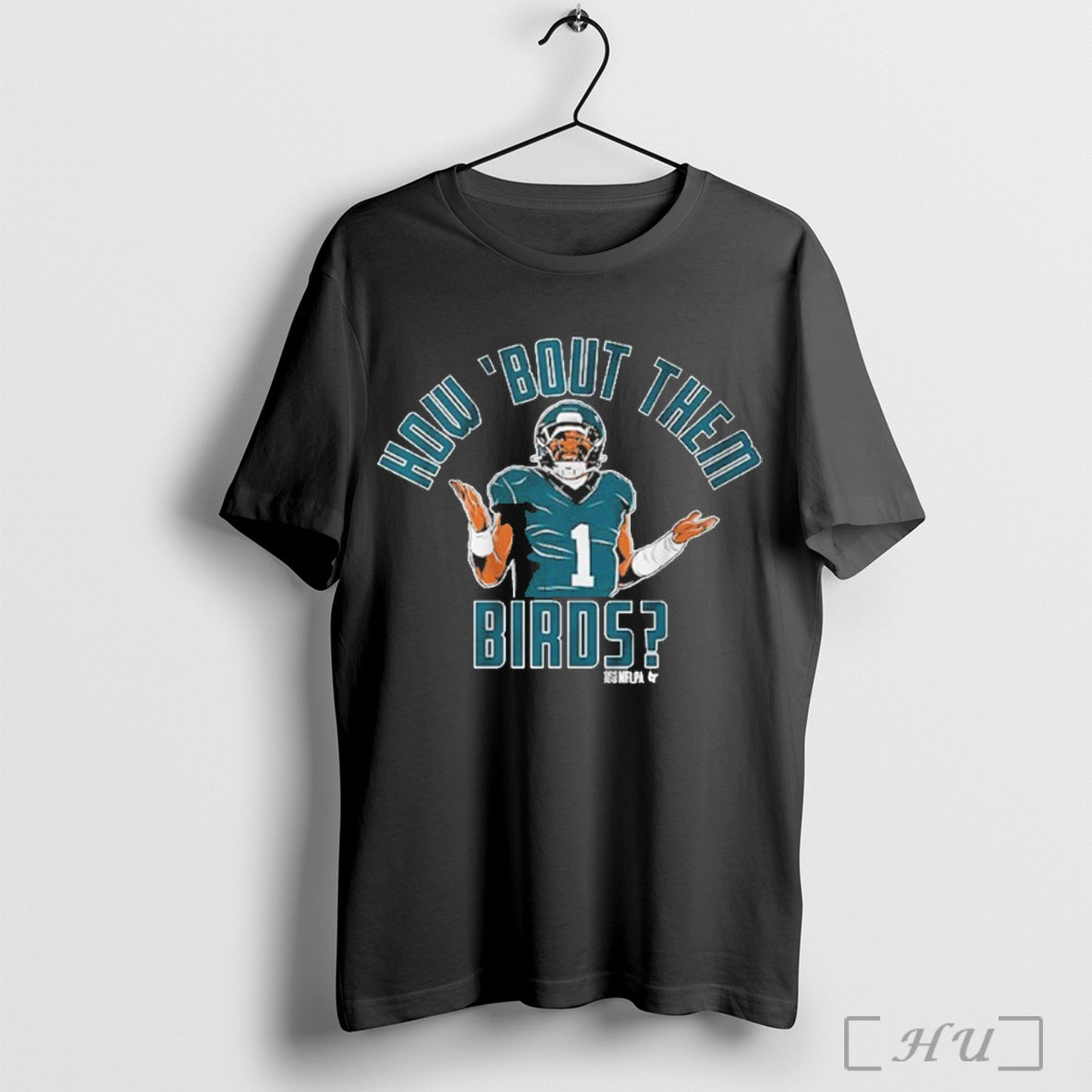 Officials Jalen Hurts How Bout Them Birds - Adult & Kids T-Shirts, Sweatshirts & Hoodies apparel design preview 1