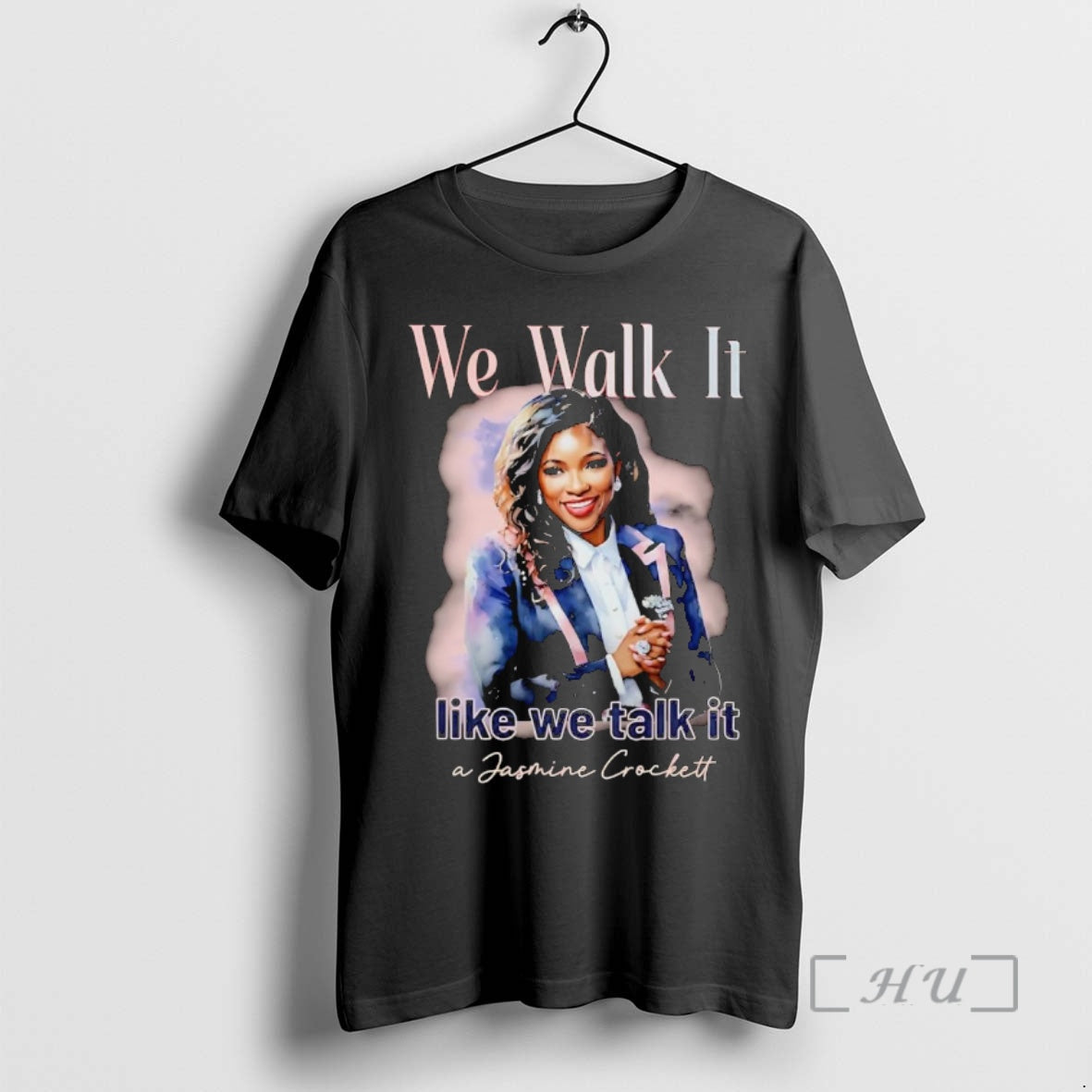 Officials Jasmine Crockett We Walk It Like Talk - Adult & Kids T-Shirts, Sweatshirts & Hoodies apparel design preview 1
