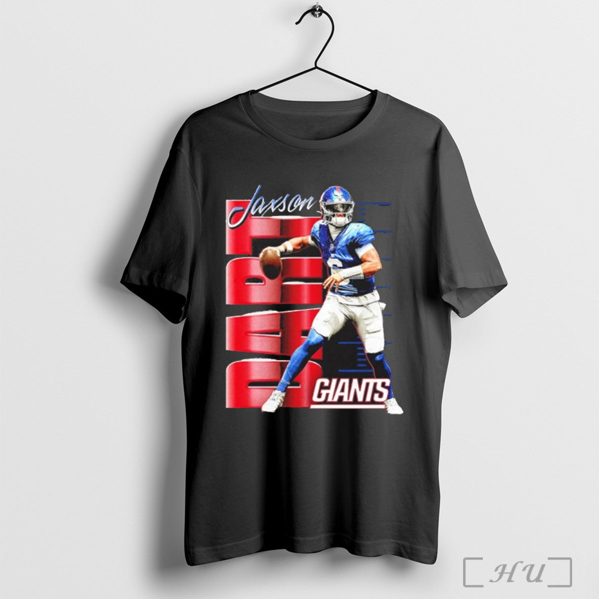 Officials Jaxson Dart New York Giants Celebration - Adult & Kids T-Shirts, Sweatshirts & Hoodies apparel design preview 1