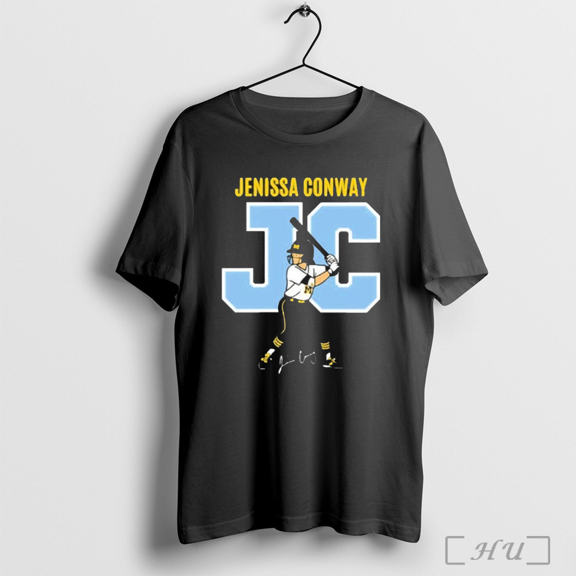 Officials Jenissa Conway Michigan Wolverines Softball - Adult & Kids T-Shirts, Sweatshirts & Hoodies apparel design preview 1