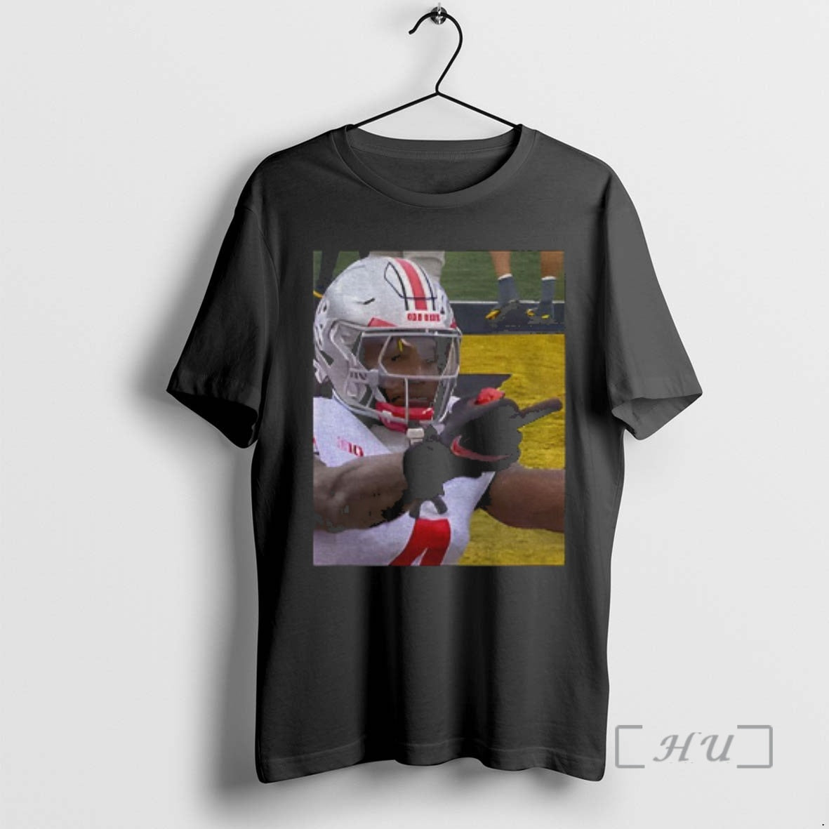 Officials Jeremiah Smith Flips Off Michigan Fan - Adult & Kids T-Shirts, Sweatshirts & Hoodies apparel design preview 1