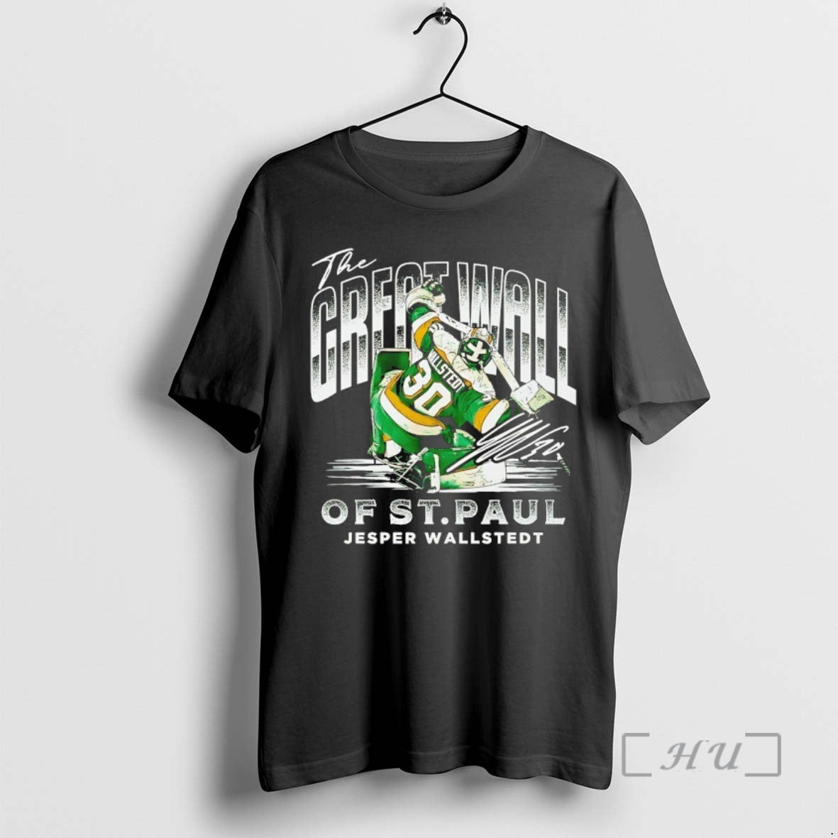 Officials Jesper Wallstedt Minnesota Wild The Great - Adult & Kids T-Shirts, Sweatshirts & Hoodies apparel design preview 1