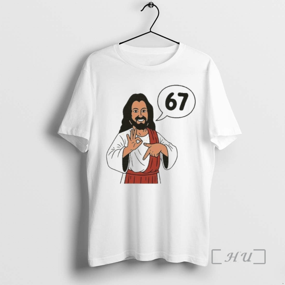 Officials Jesus Says 67 - Adult & Kids T-Shirts, Sweatshirts & Hoodies apparel design preview 1