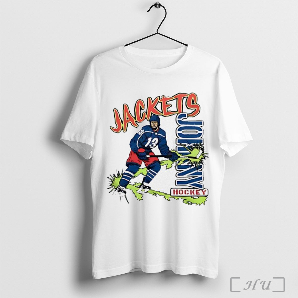 Officials Johnny Gaudreau Columbus Blue Jackets Ice - Adult & Kids T-Shirts, Sweatshirts & Hoodies apparel design preview 1