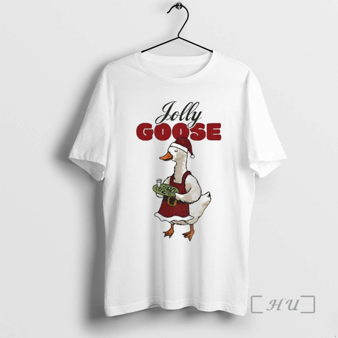 Officials Jolly Goose Santa Hat Merry Christmas - Adult & Kids T-Shirts, Sweatshirts & Hoodies apparel design preview 1
